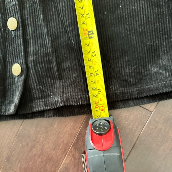 Twik Corduroy Mini Skirt, Size XS, color black - Picture 6 of 8